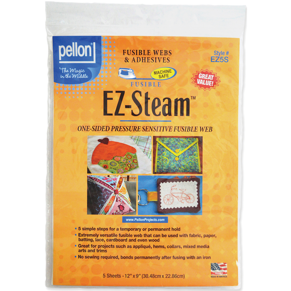 EZ-Steam 12"X9" 5/Pkg