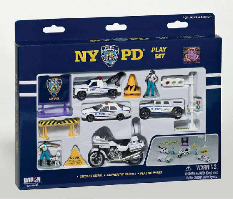 NYPD Police Die Cast Playset (13pc Set) - Picture 1 of 1