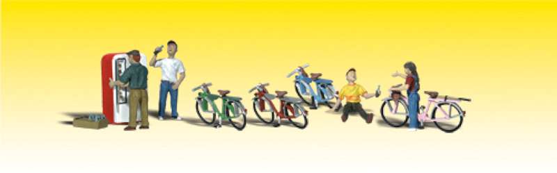 O Scenic Accents Bicycle Buddies & Soda Machine (9pcs) - Picture 1 of 1