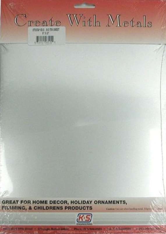 K&S Tin Sheet .016 9x12 (1) 6515