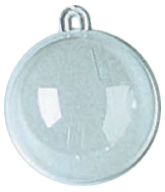 Plastic Hanging Ball Ornament 60mm Clear - Picture 1 of 1