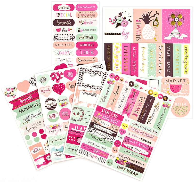 Prima Sticker Prima My Prima Planner Stickers 5/Pkg-Good Vibes 593193 for sale online ...