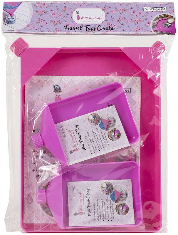 Dress My Craft Funnel Tray Combo 3/Pkg