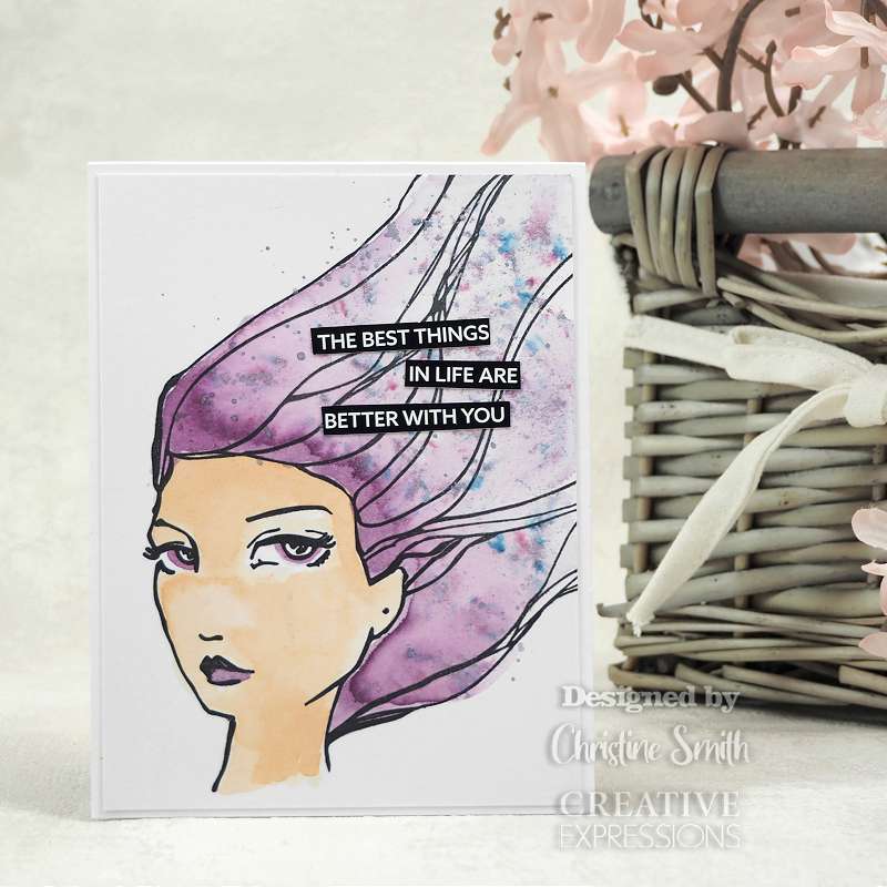 Creative Expressions Wordies Sentiment Sheets 6"X8" 4/Pkg-Friendship