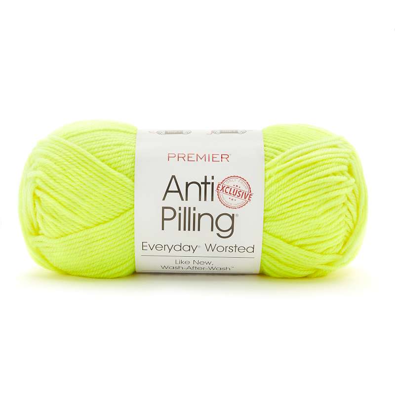 Premier Yarns Anti-Pilling Everyday Worsted Solid Yarn-Highlighter