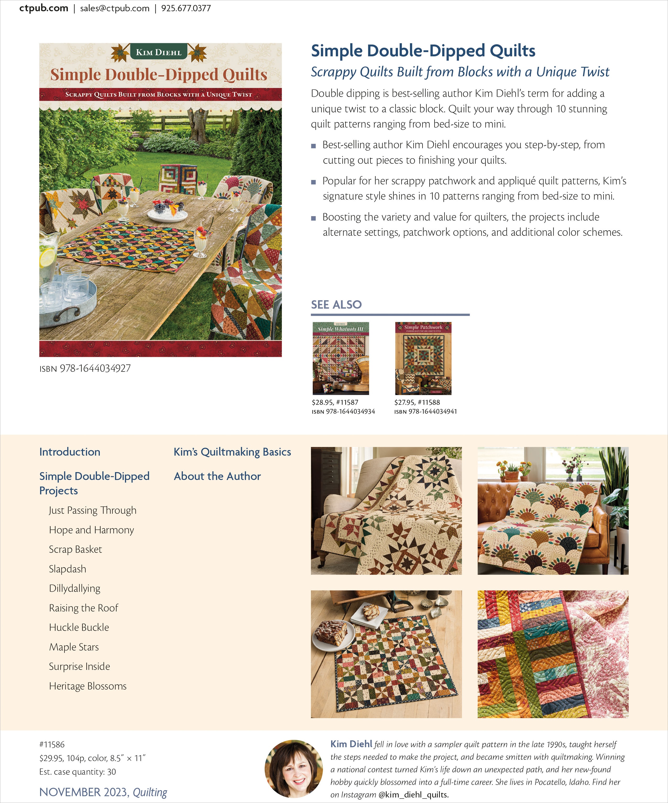 Simple Double-Dipped Quilts-