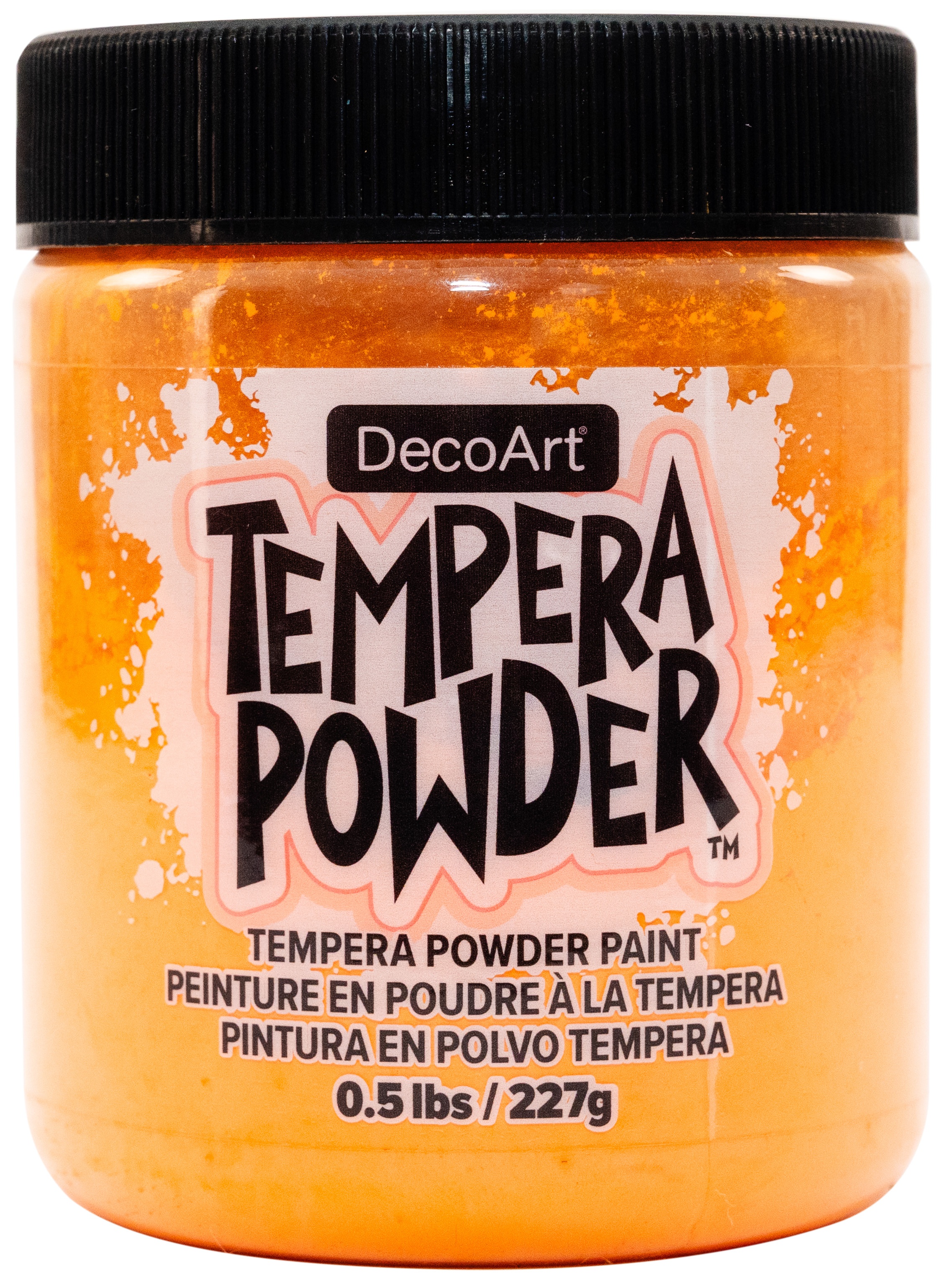 DecoArt Tempera Powder 0.5lb-Orange