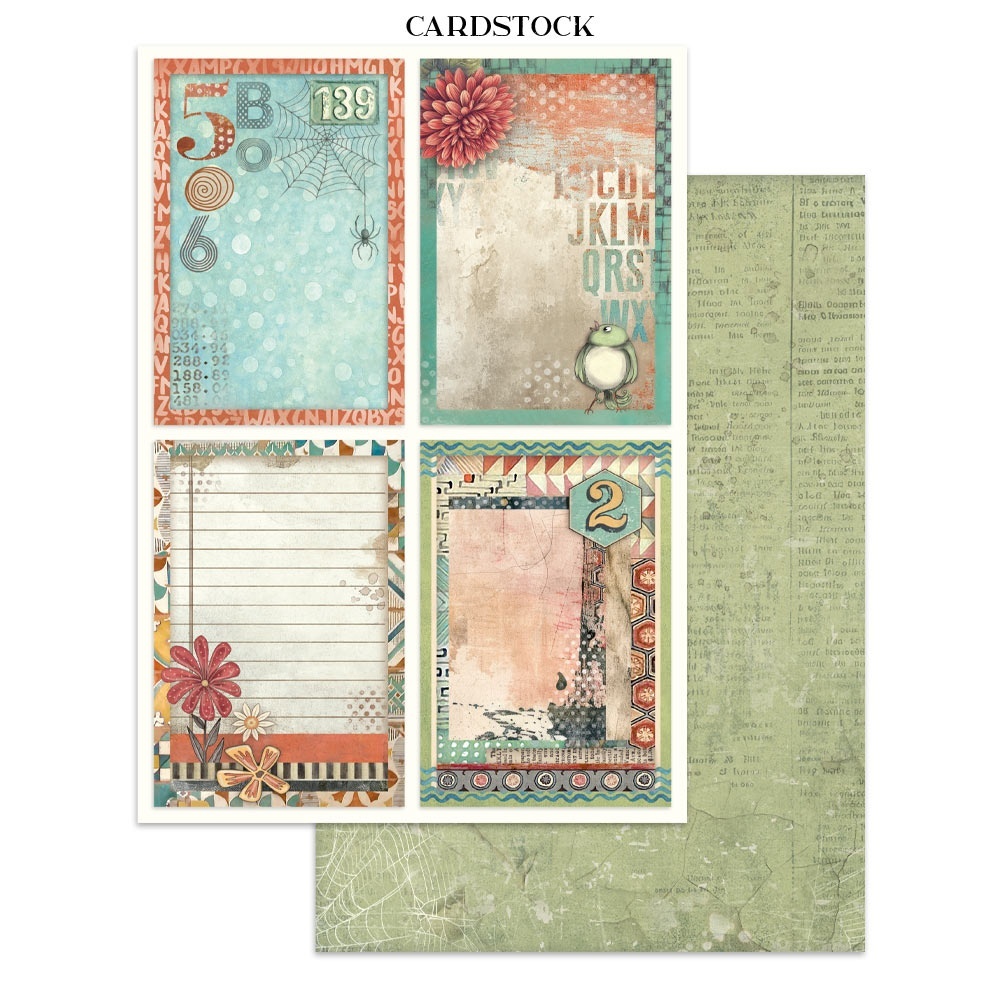 Stamperia Junk Journal, Ephemera And Die Cuts-Furry Friends