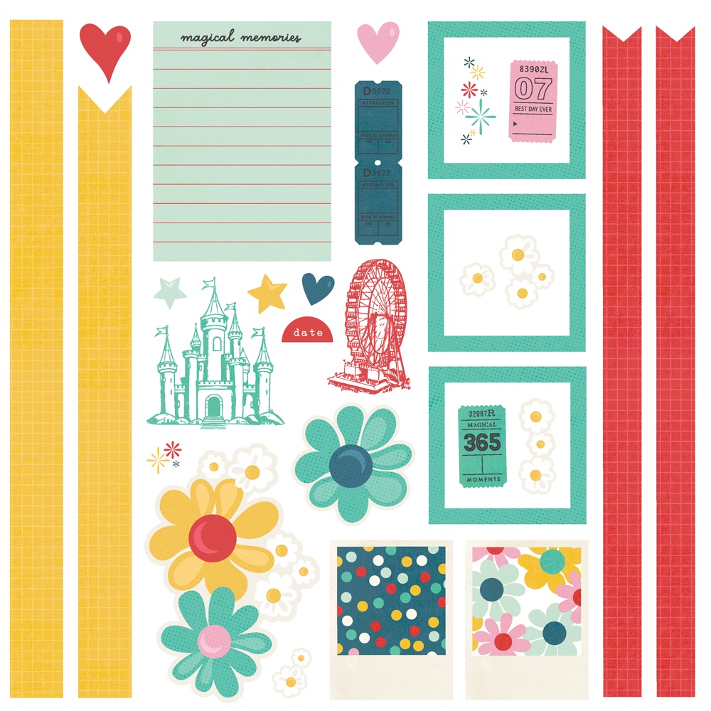 Simple Stories Simple Pages Page Kit-Say Cheese Happiest Place