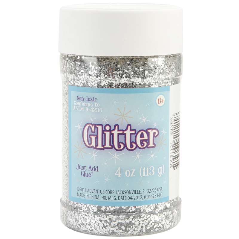 Glitter 4oz Silver