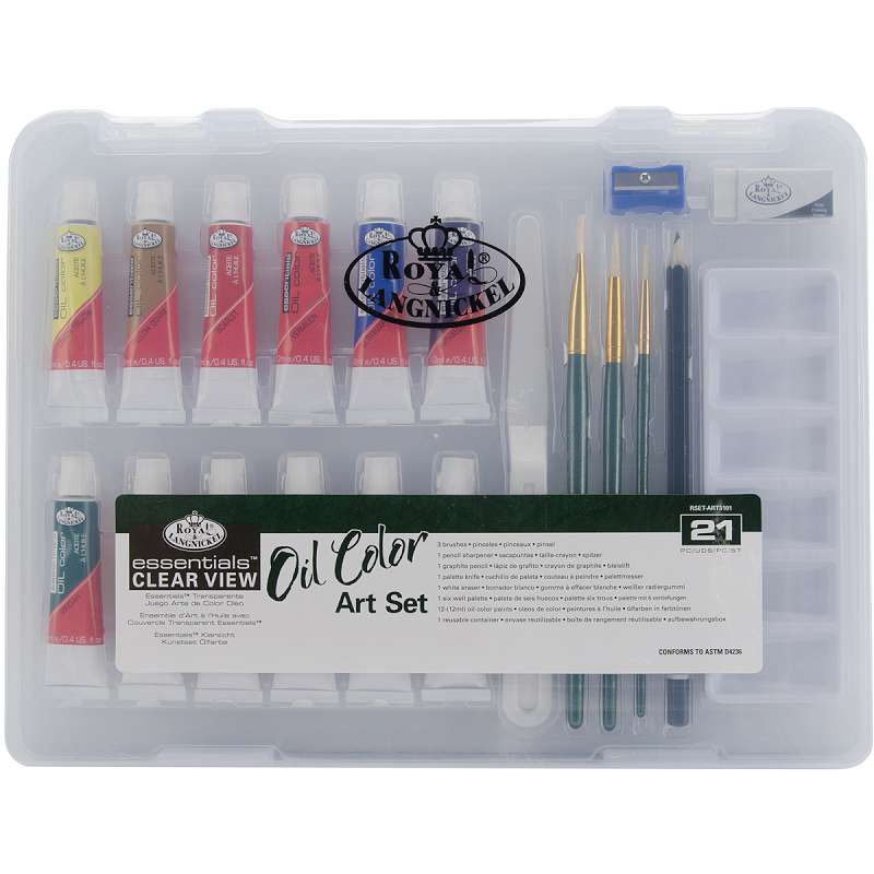 Essentials Clear View Art Set Oii Painting