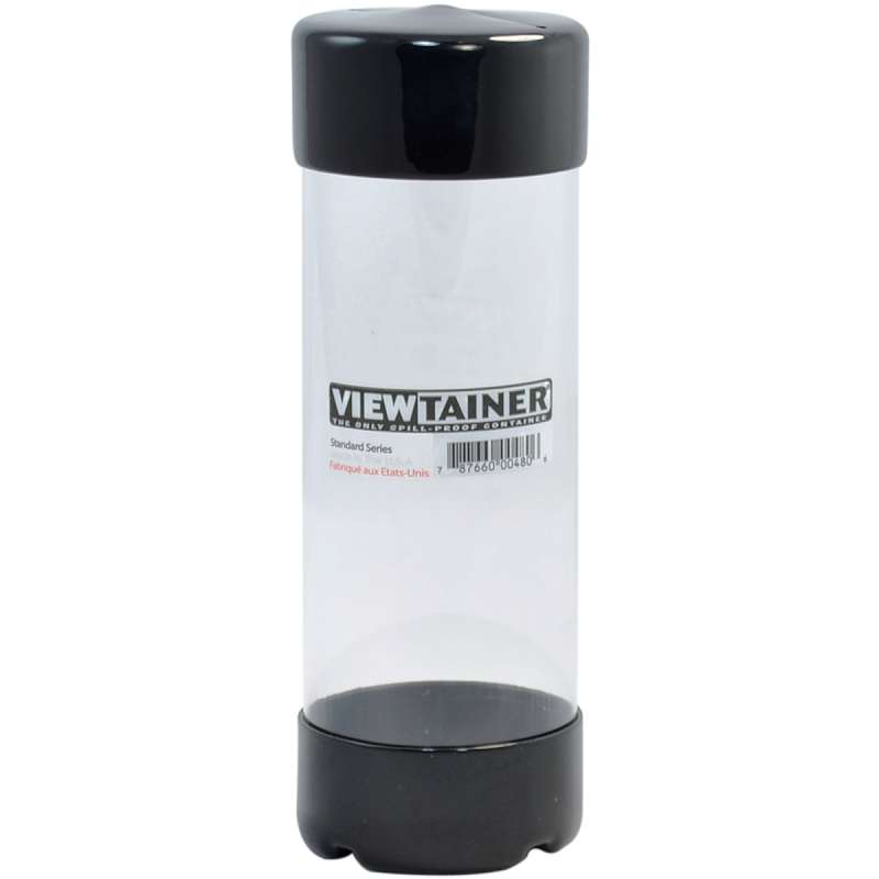Viewtainer Slit Top Storage Container 2.75"X8" Black