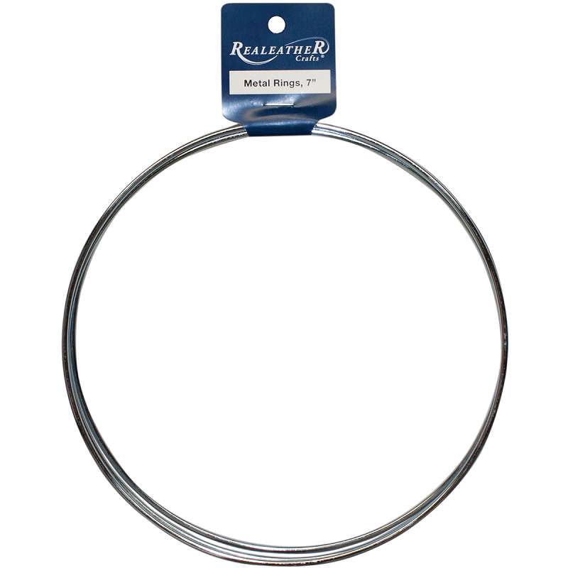 Zinc Metal Rings 7" 3/Pkg