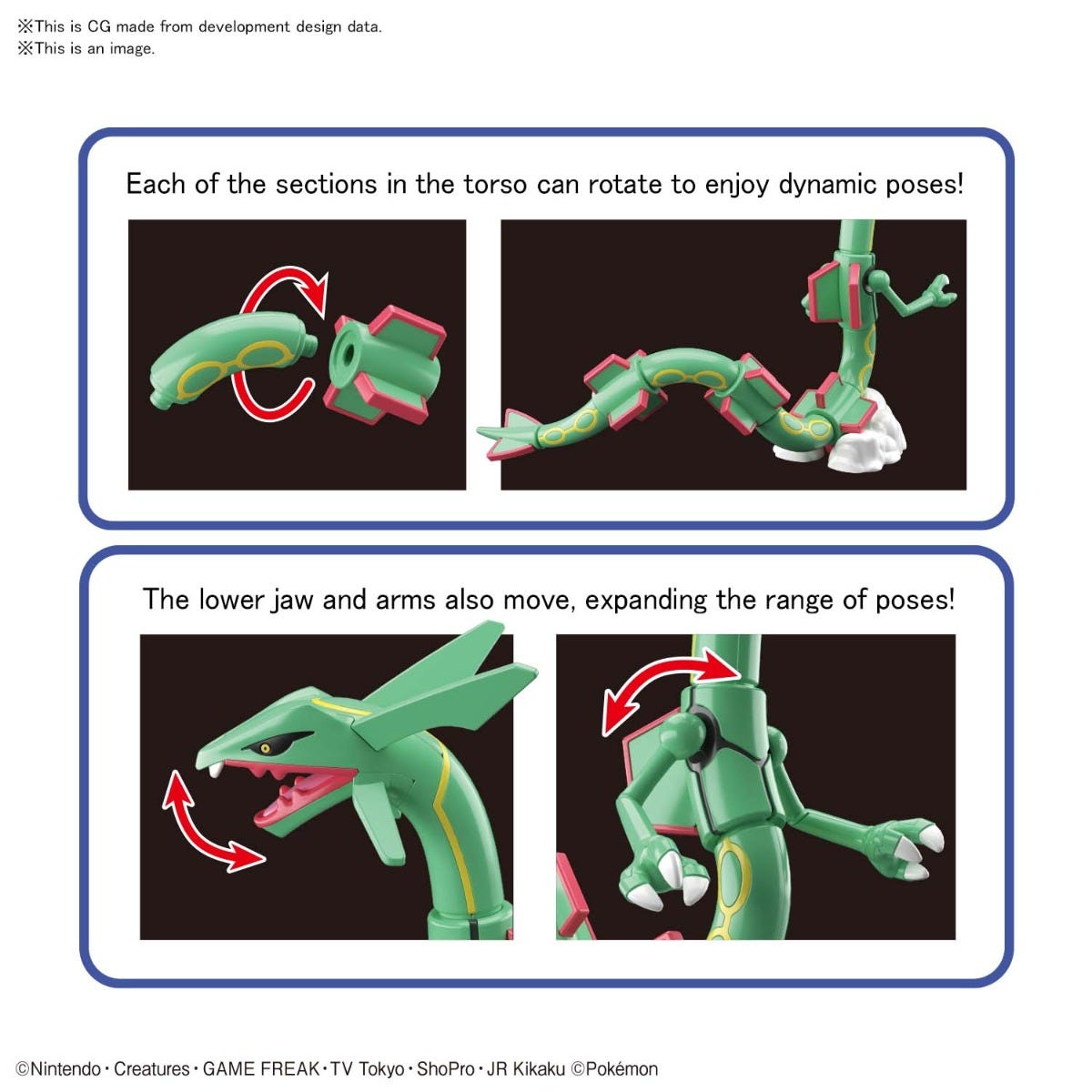 Rayquaza Pokemon Model Kit