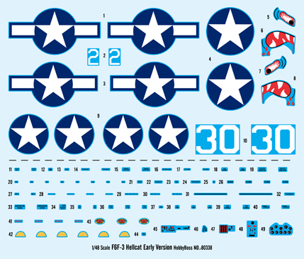 1/48 F6F3 Hellcat Early Version Fighter