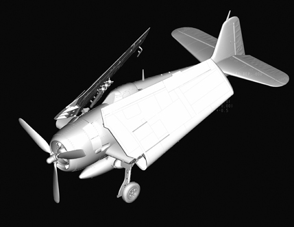 1/48 F6F3 Hellcat Early Version Fighter