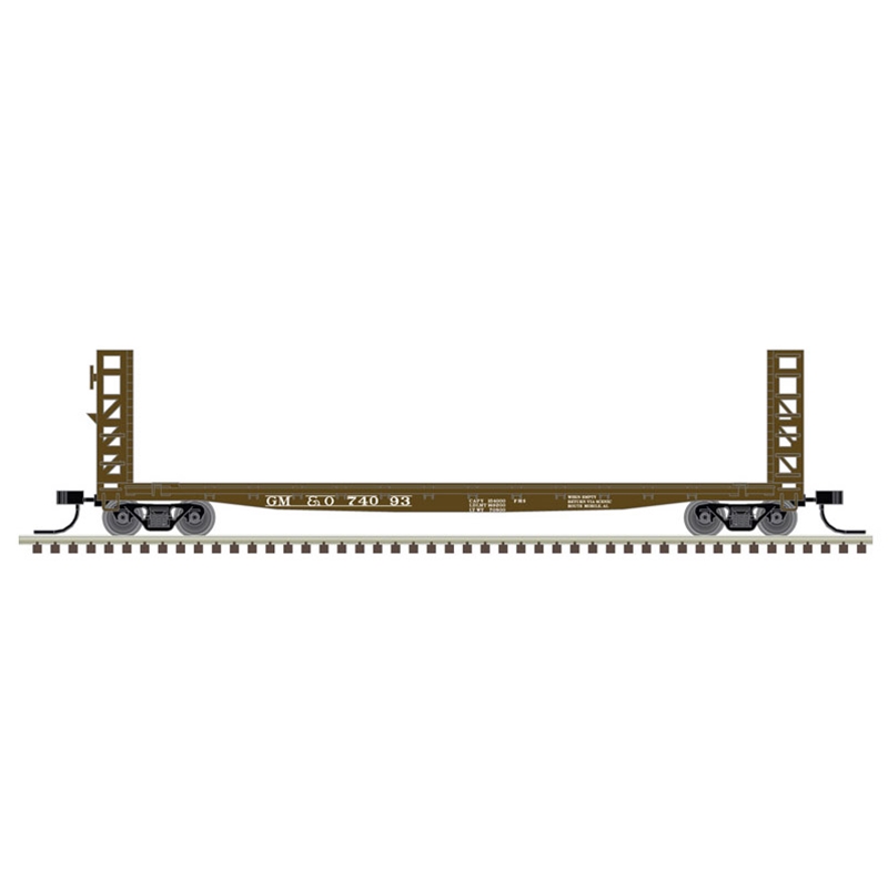 N 48' GSI Bulkhead Flat Car GM&O 74075